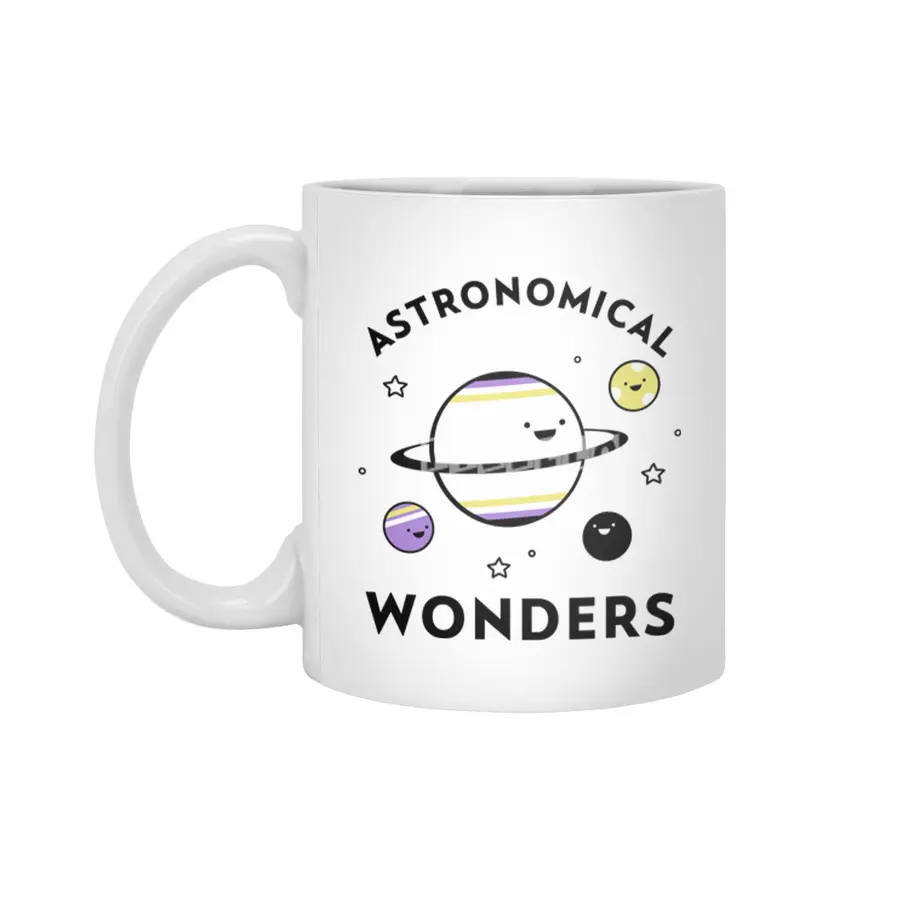Astronomical Wonders Beyaz Kupa