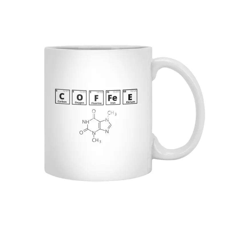 Coffee (Periodic Table Collection) Beyaz Kupa