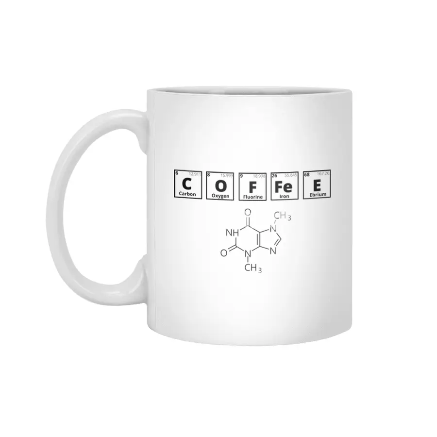 Coffee (Periodic Table Collection) Beyaz Kupa