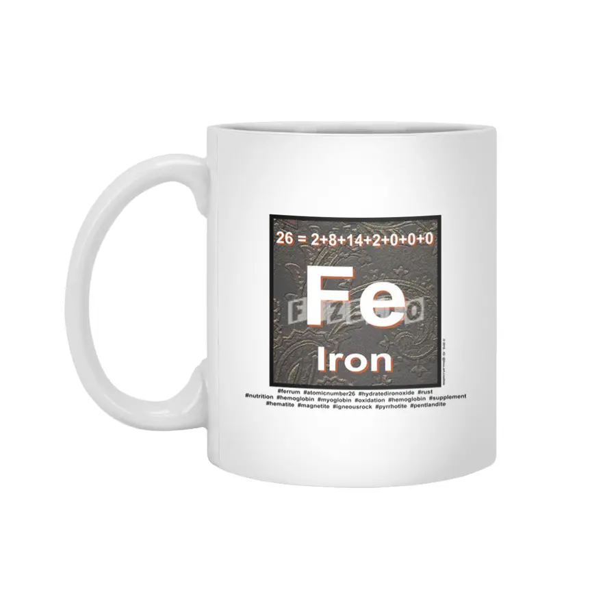 Iron (in color) Beyaz Kupa