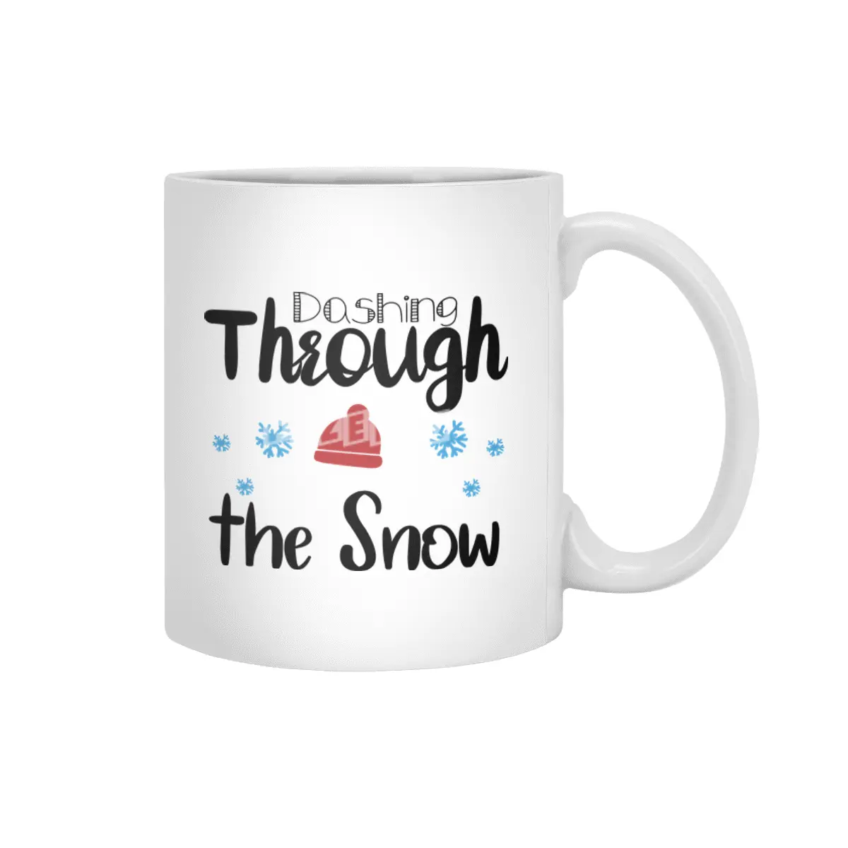 Dashing Through The Snow Beyaz Kupa