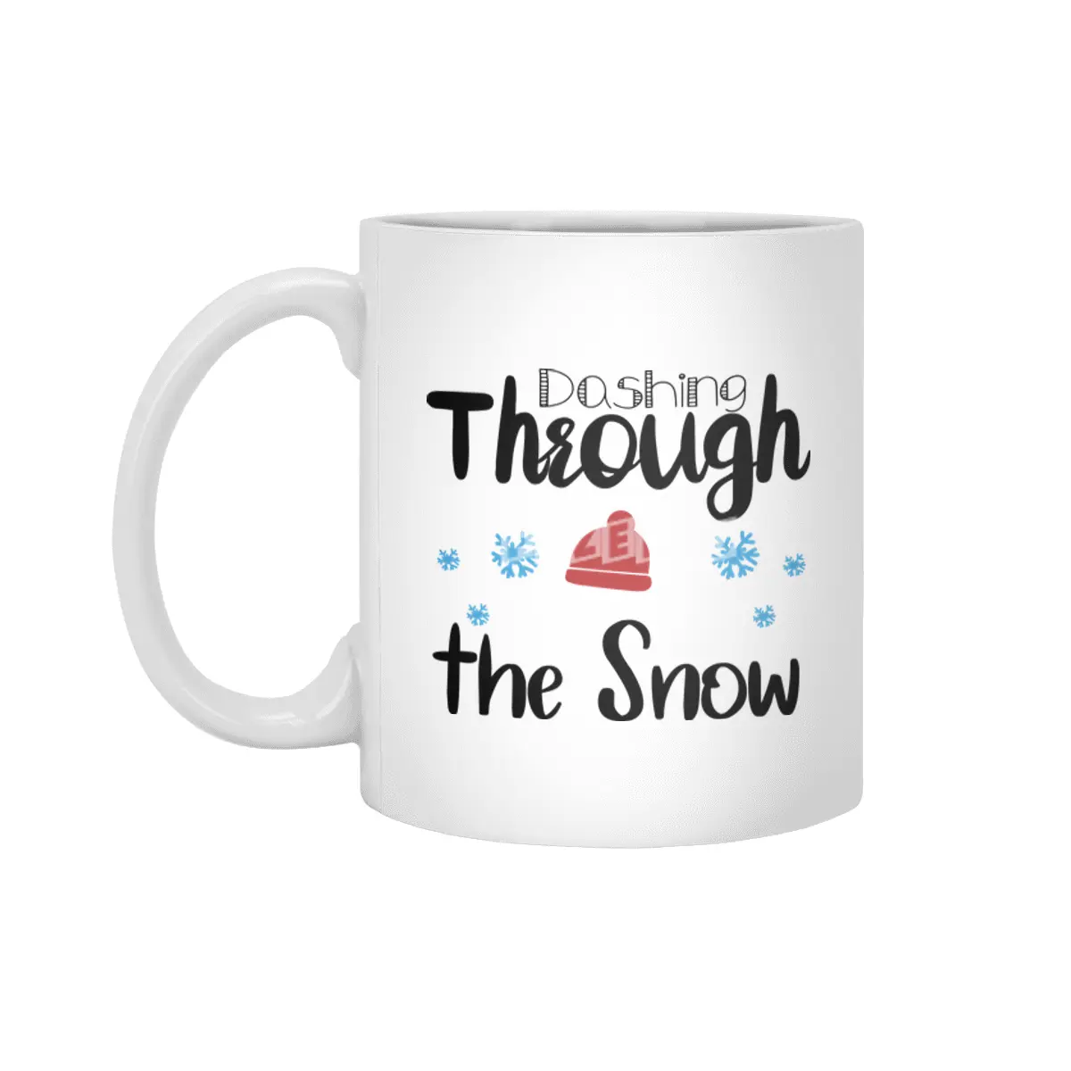 Dashing Through The Snow Beyaz Kupa