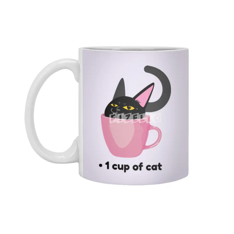 1 Cup Of Cat Beyaz Kupa