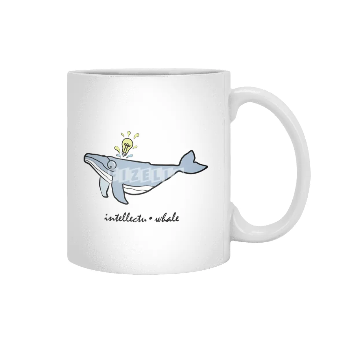 Intellectu-whale Beyaz Kupa