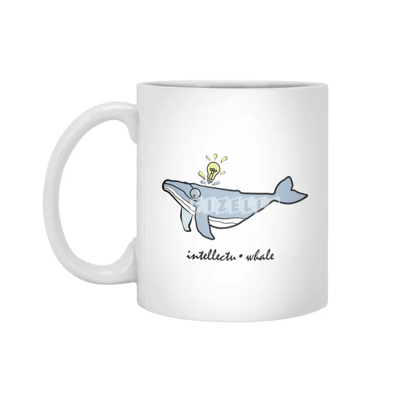 Intellectu-whale Beyaz Kupa