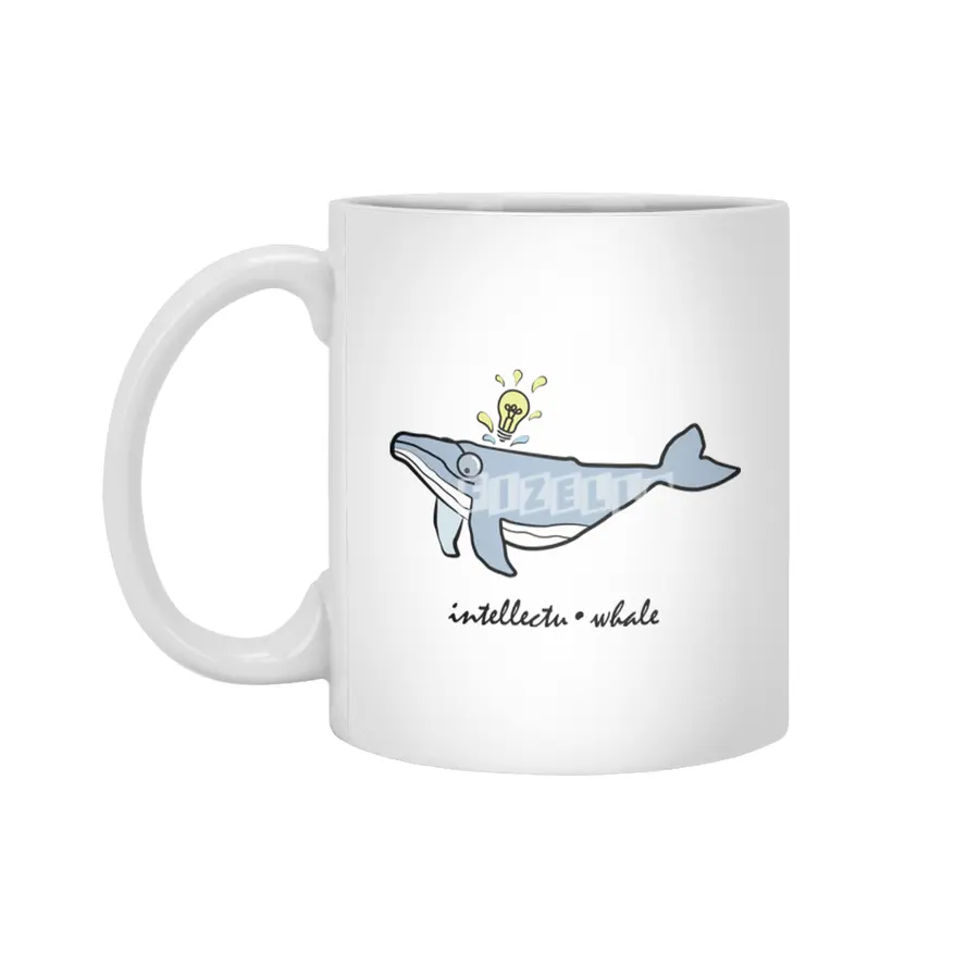 Intellectu-whale Beyaz Kupa