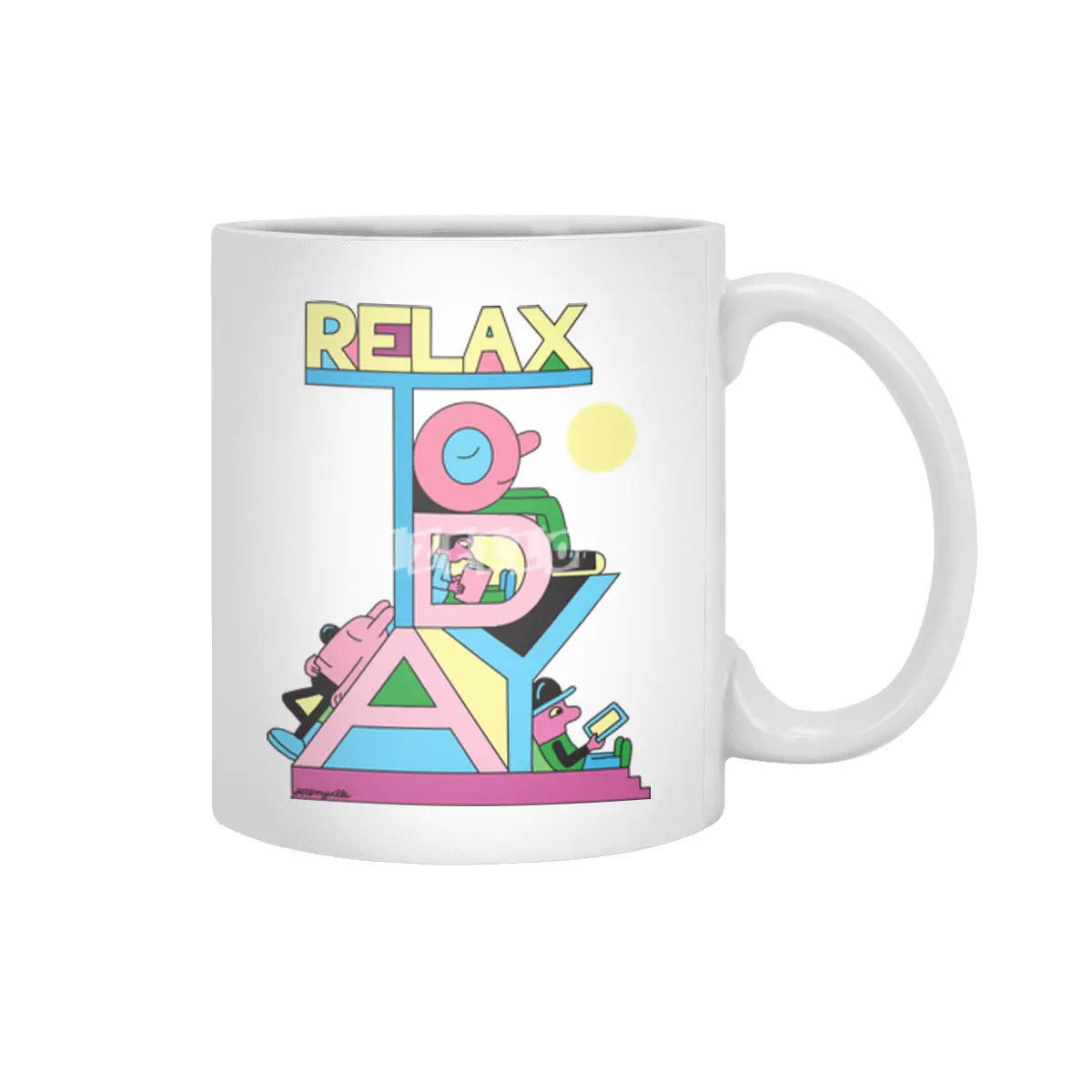 Relax Today Beyaz Kupa