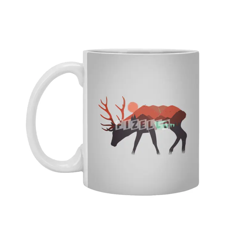 stay wild, deer Beyaz Kupa
