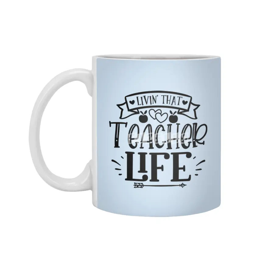 Living That Teacher Day Beyaz Kupa
