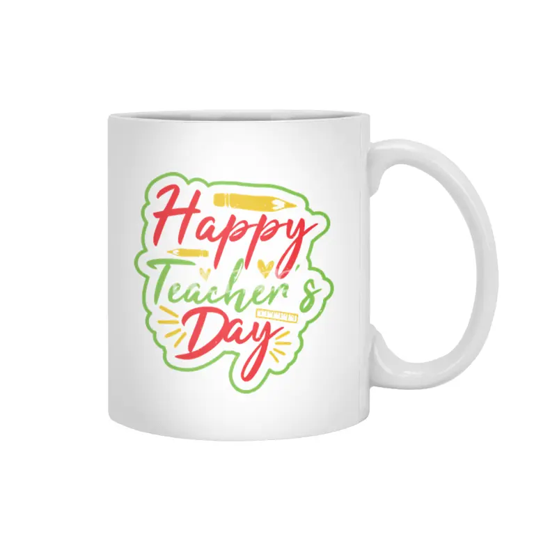 Happy Teacher's Day Beyaz Kupa