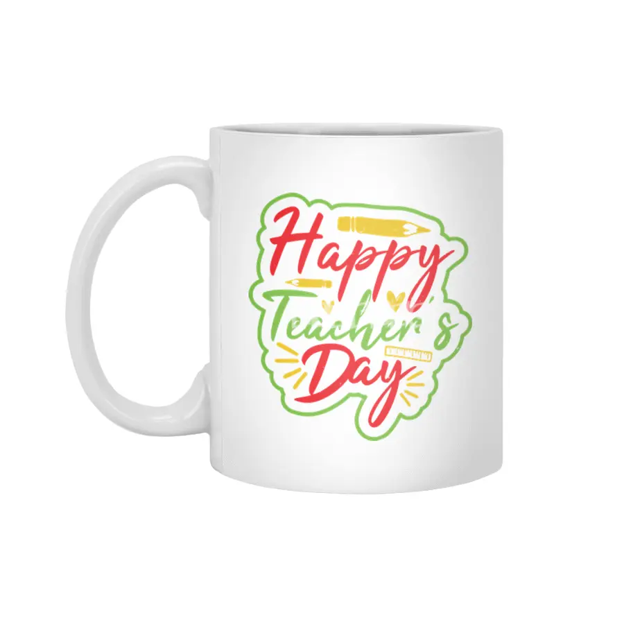 Happy Teacher's Day Beyaz Kupa