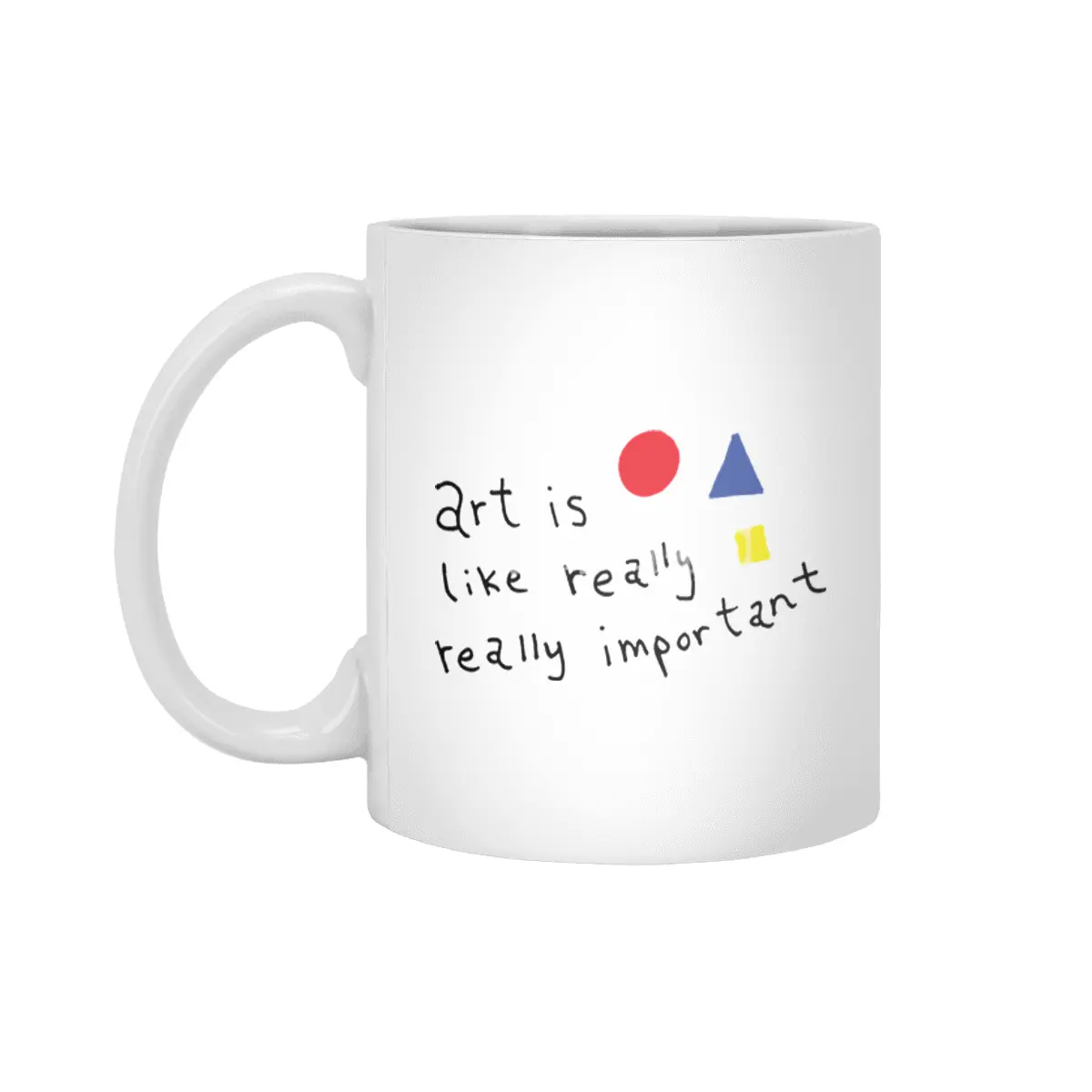 Art Is Like Really Really Important Beyaz Kupa