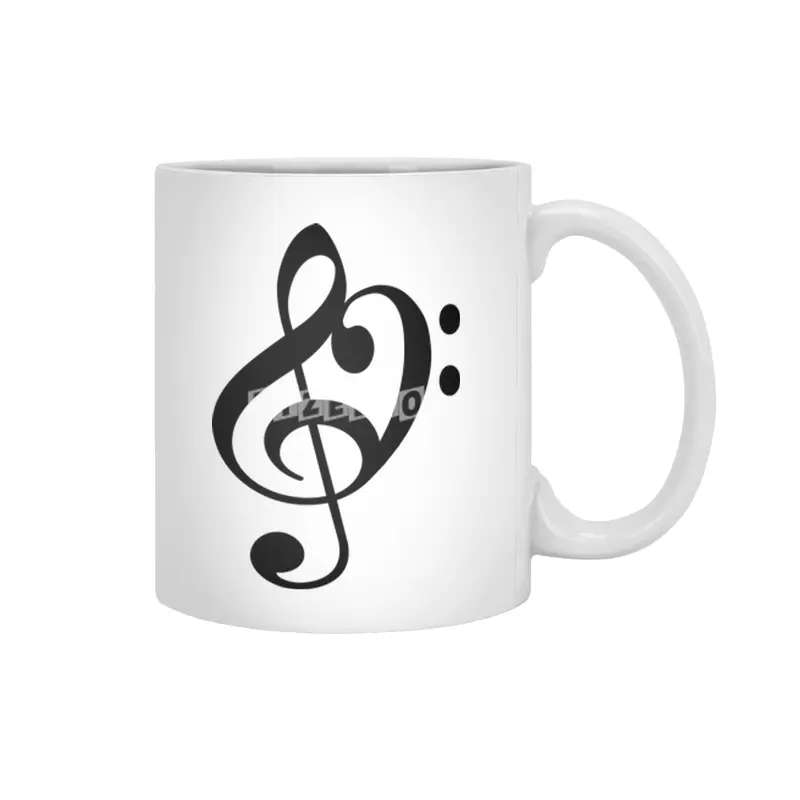Bass is in Treble Beyaz Kupa