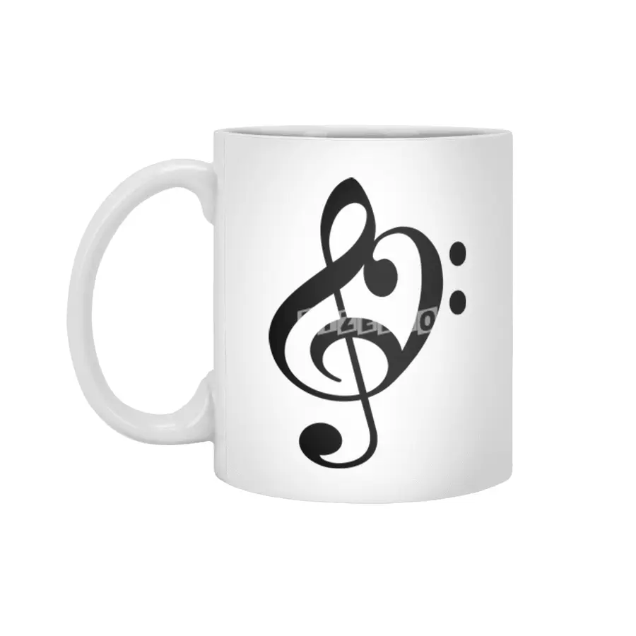Bass is in Treble Beyaz Kupa