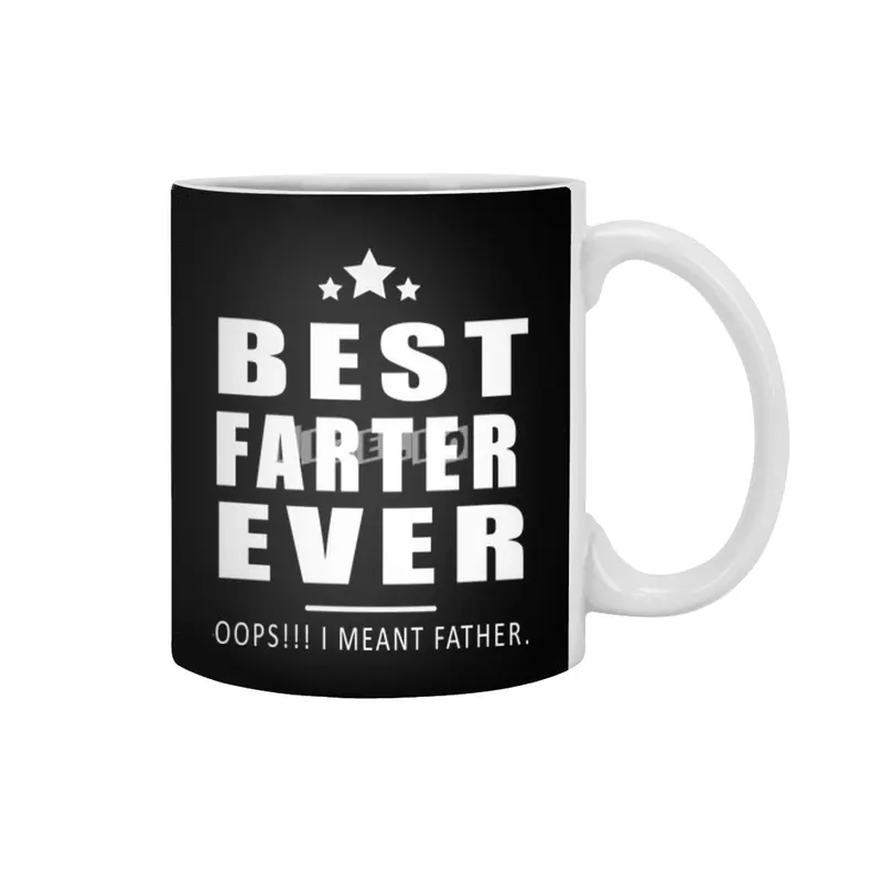 best farter father ever Beyaz Kupa