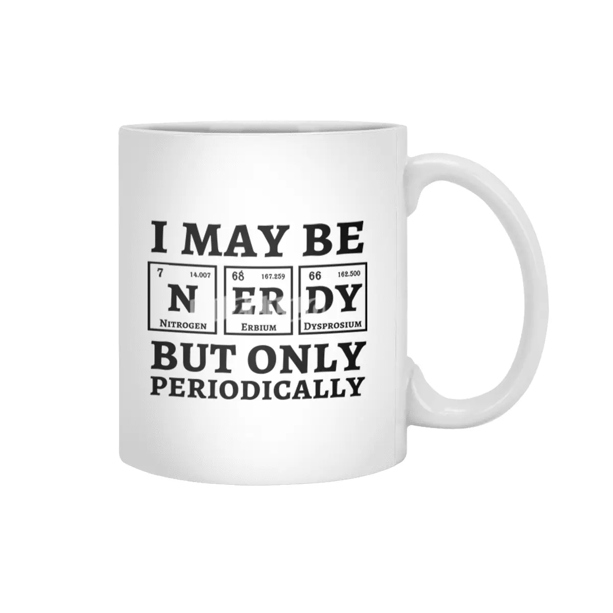 I May Be Nerdy But Only Periodically Beyaz Kupa
