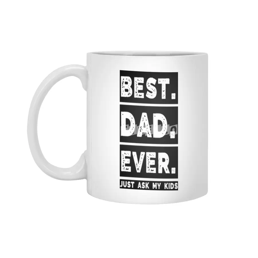 Best Dad Ever Beyaz Kupa