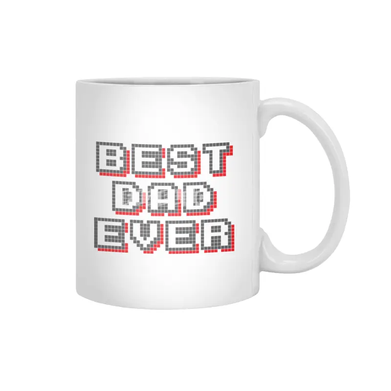 BEST DAD EVER Beyaz Kupa