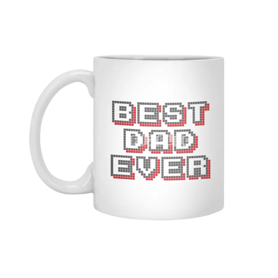 BEST DAD EVER Beyaz Kupa