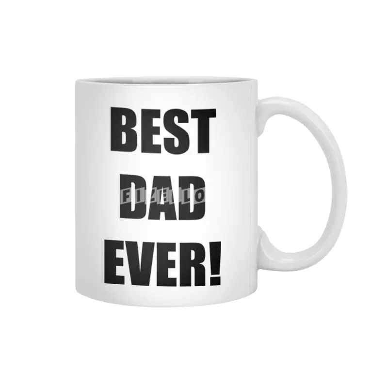 BEST DAD EVER Beyaz Kupa