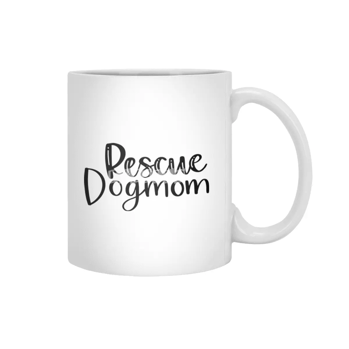 Rescue Dog Mom Beyaz Kupa