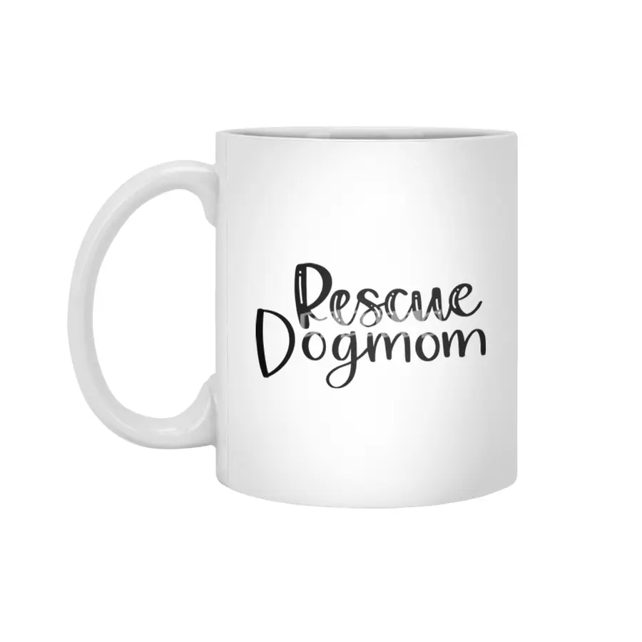 Rescue Dog Mom Beyaz Kupa
