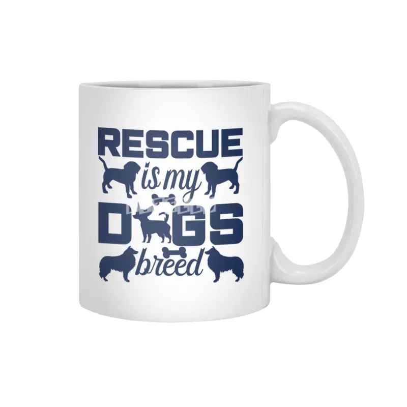 Rescue is My Dogs Breed Beyaz Kupa