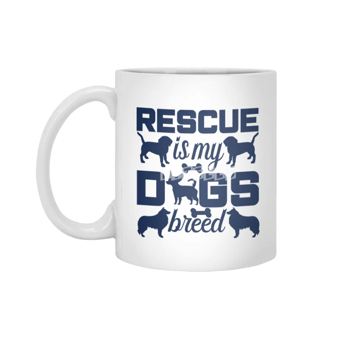 Rescue is My Dogs Breed Beyaz Kupa