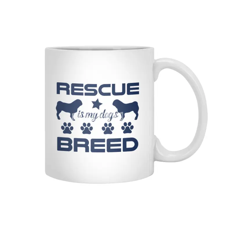 Rescue is My Dogs Breed Beyaz Kupa
