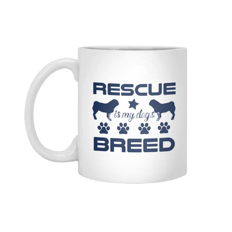 Rescue is My Dogs Breed Beyaz Kupa
