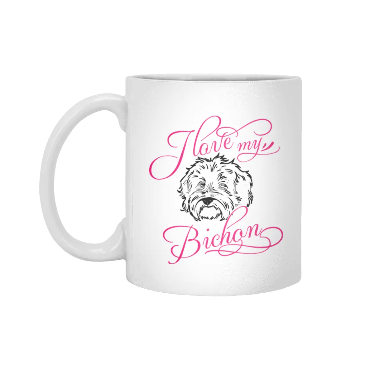 I Love My Bichon Beyaz Kupa