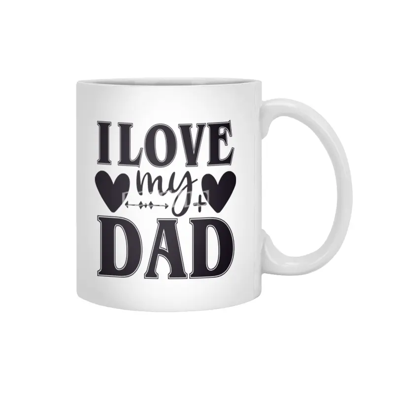 I Love My Dad Beyaz Kupa