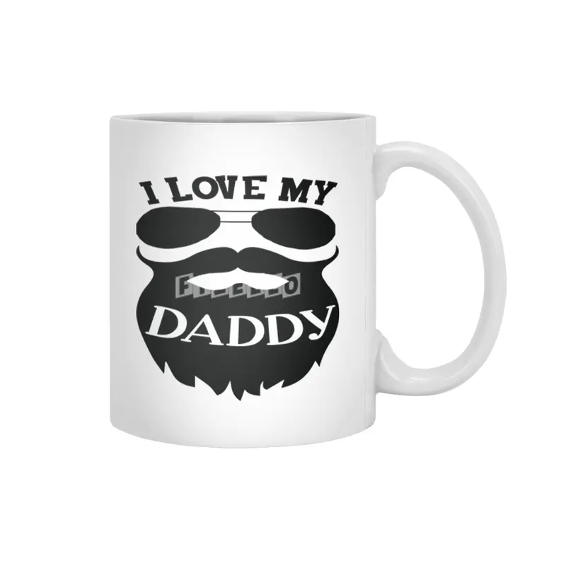 I Love My Daddy Beyaz Kupa