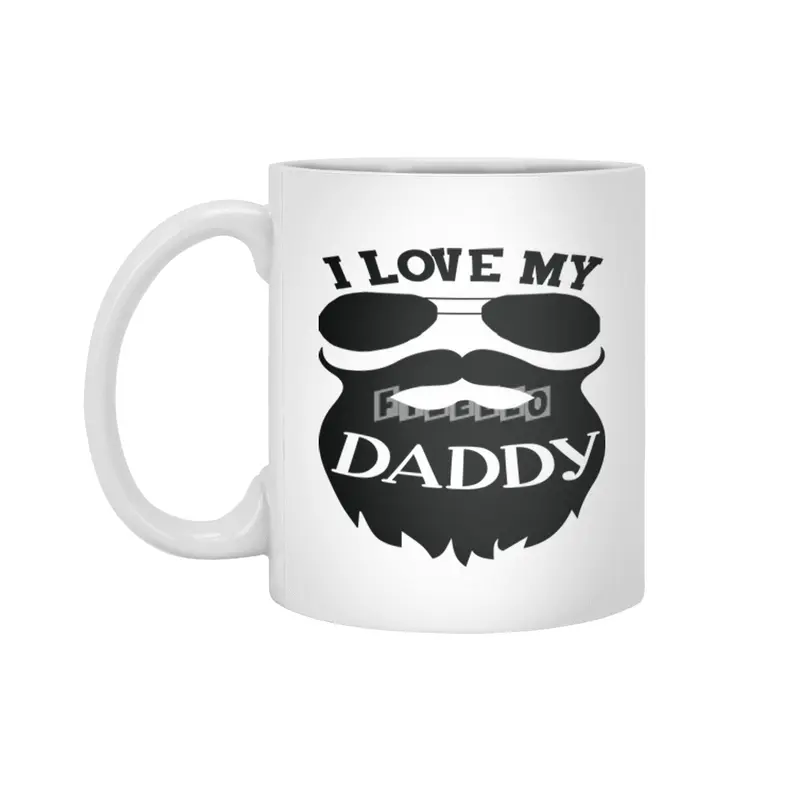 I Love My Daddy Beyaz Kupa