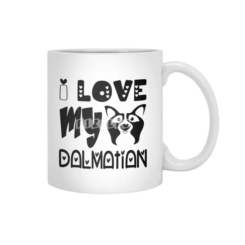 I Love My Dalmatian Beyaz Kupa