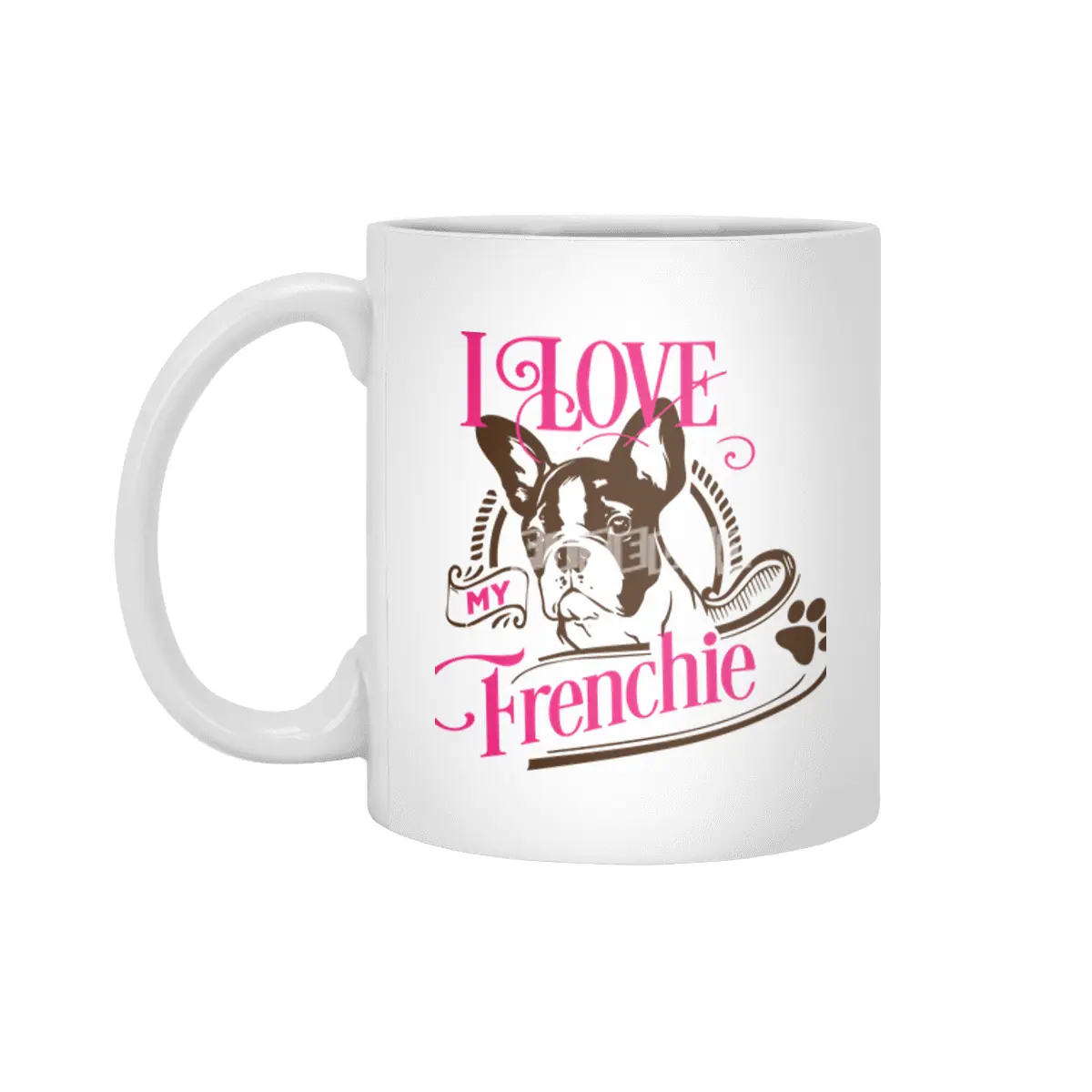 I Love My Frenchie Beyaz Kupa