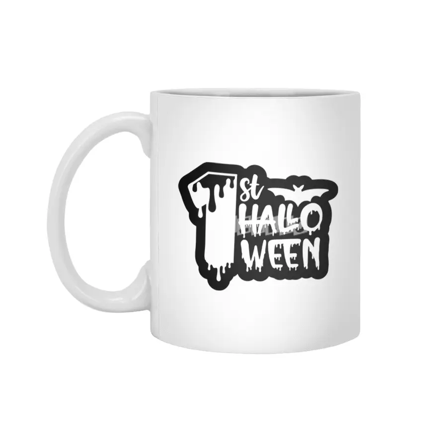 1st Halloween Beyaz Kupa