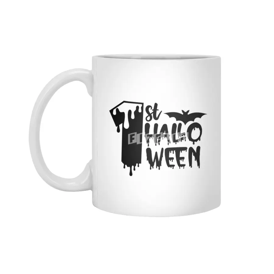 1st Halloween Beyaz Kupa