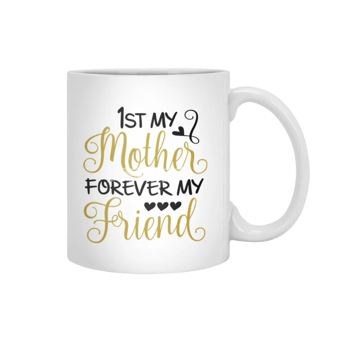 1st My Mother Forever My Friend Beyaz Kupa