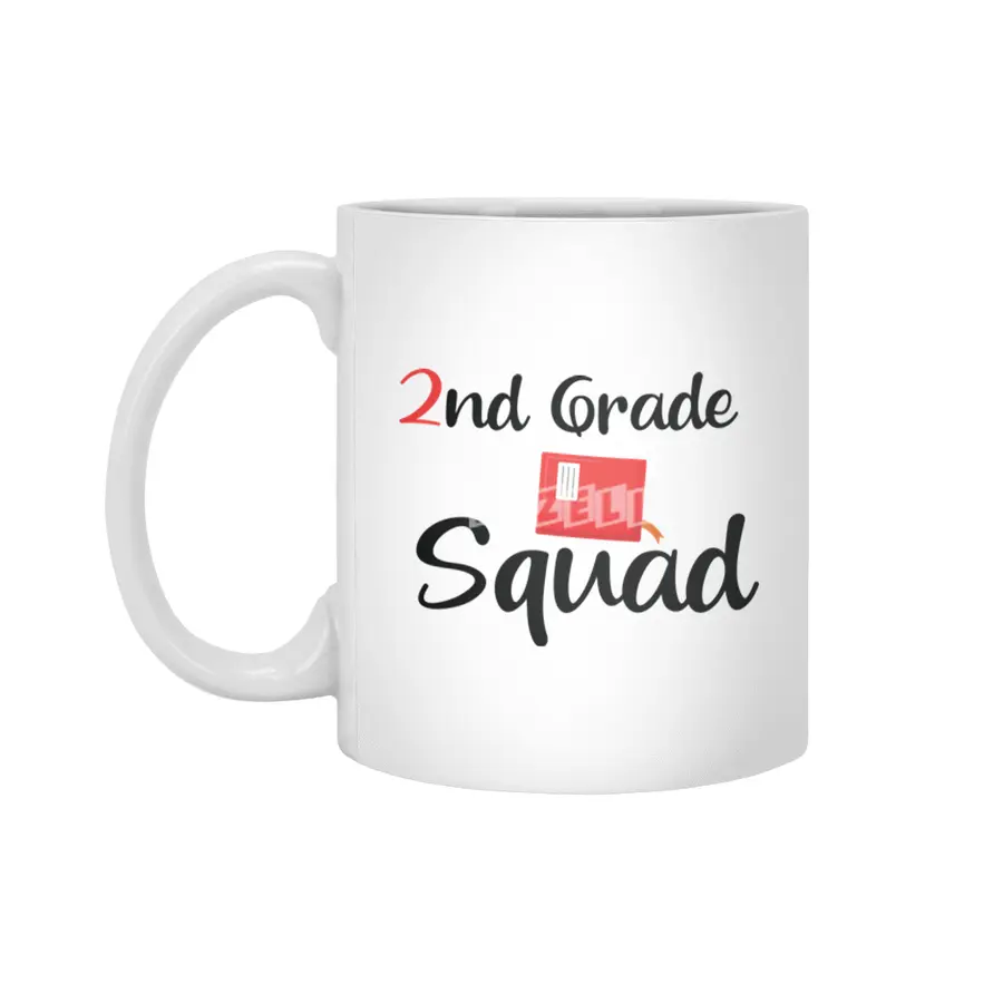 2nd Grade Squad Beyaz Kupa