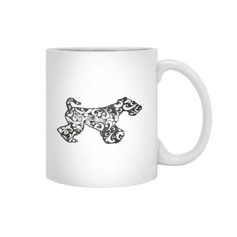 Airedale Terrier Best Friend Beyaz Kupa
