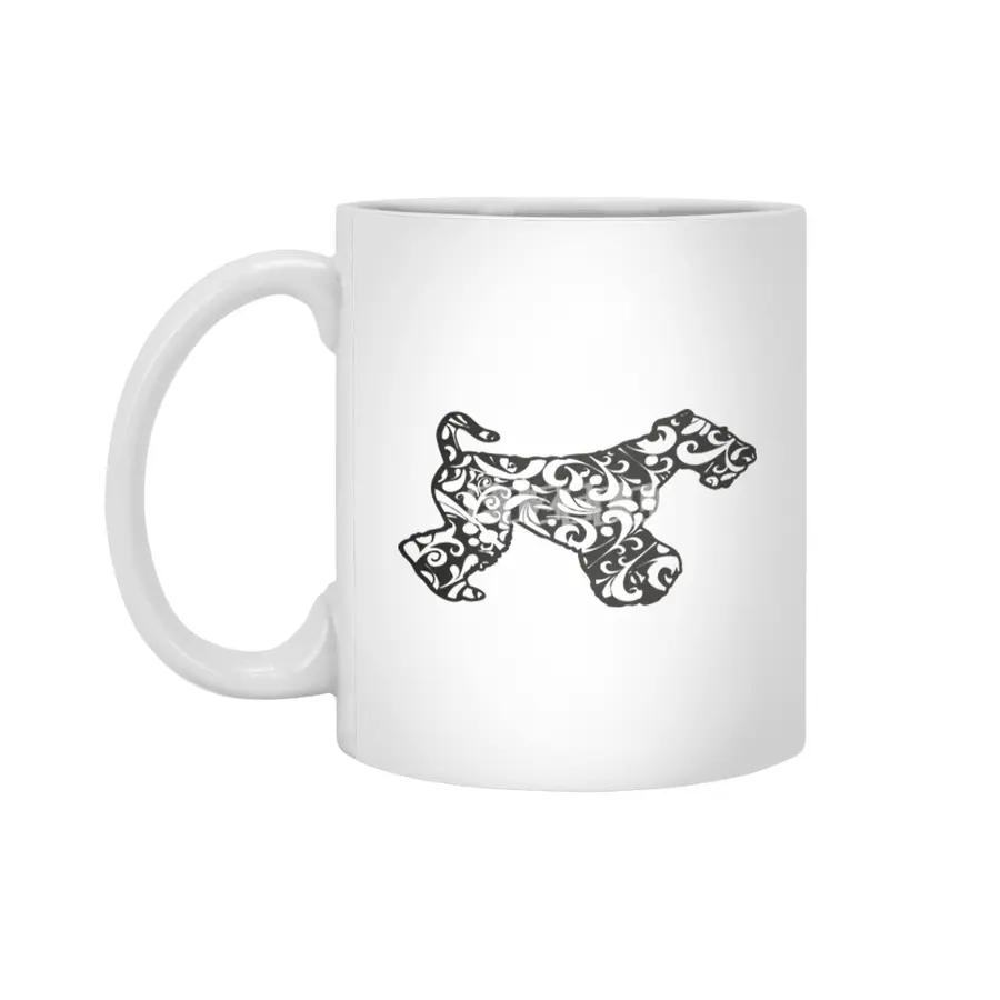 Airedale Terrier Best Friend Beyaz Kupa