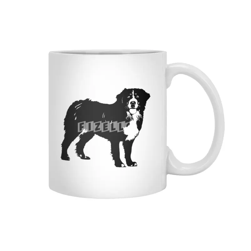 Bernese Mountain Dog Beyaz Kupa