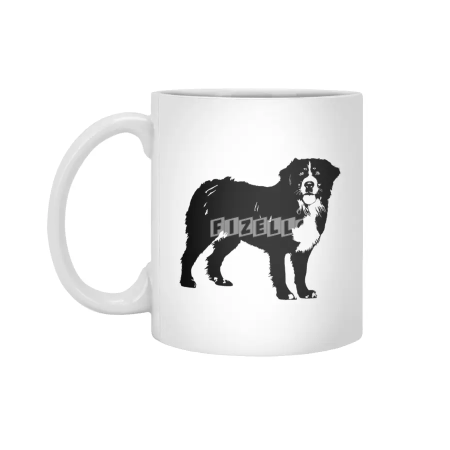 Bernese Mountain Dog Beyaz Kupa