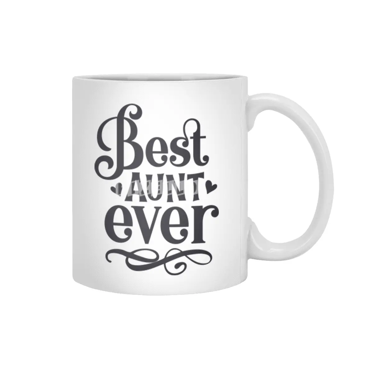 Best Aunt Ever Beyaz Kupa