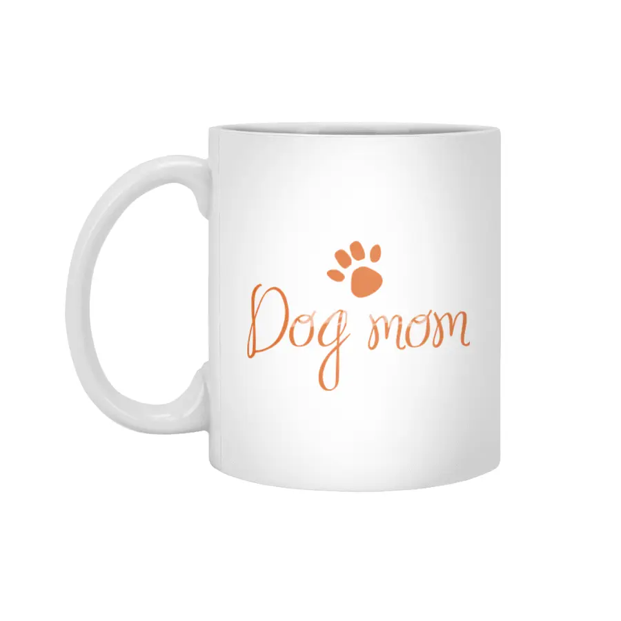 Funny Dog Mom Shirt for Gift Beyaz Kupa