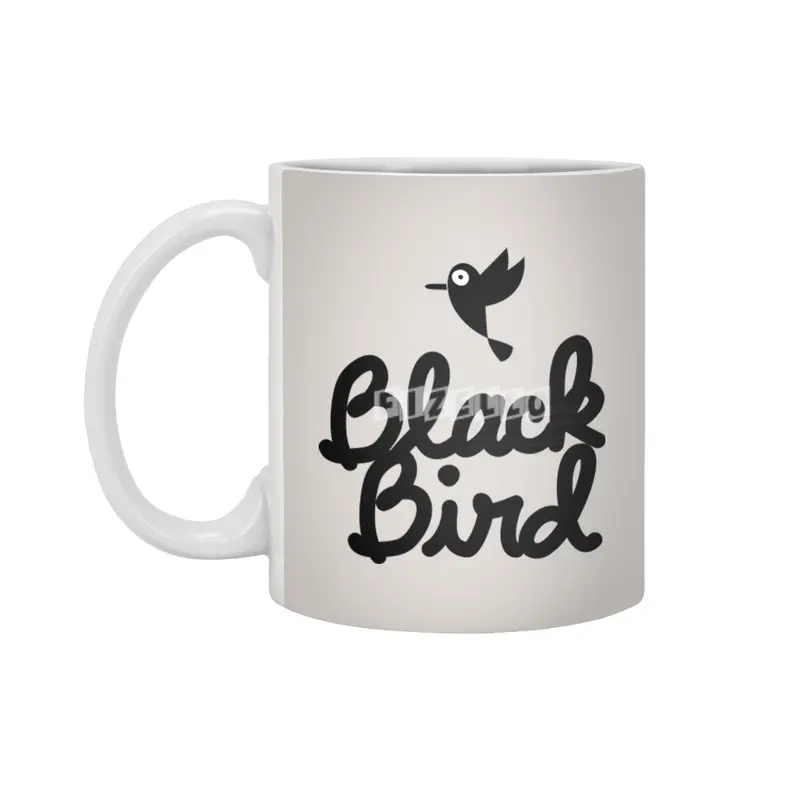 Black Bird Beyaz Kupa