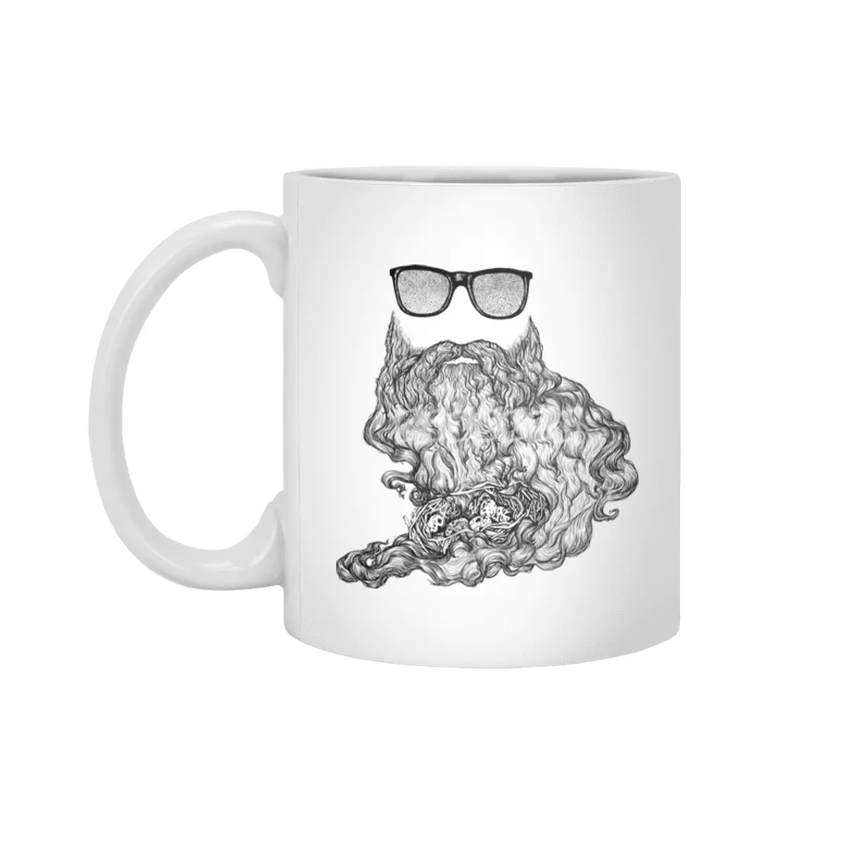 Beard Nest Beyaz Kupa