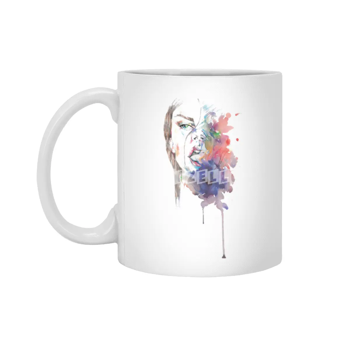 Colorfull smoke Beyaz Kupa