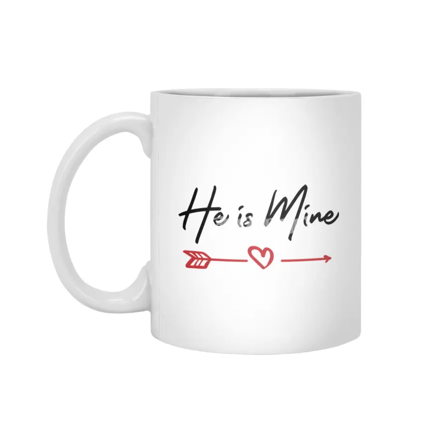 He Is Mine Couple Outfit Beyaz Kupa